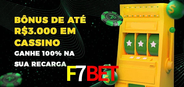 F7BET melhor bônus de depósito